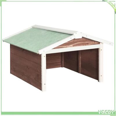 OEM Abri Pour Tondeuse Robot - Fafeicy - 170880 - 72x87x50 Cm - Bois De Pin Massif - Moka Et Blanc - Publicité OEM Abri Pour Tondeuse Robot - Fafeicy - 170880 - 72x87x50 Cm - Bois De Pin Massif - Moka Et Blanc - Publicité