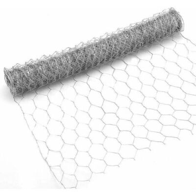 ABYSSE Grillage À Poule En Métal Galvanisé Hexagonal De 0,35 X 4 M (maille Légère) Pour Les Projets D'Artisanat Et De Jardinage - Publicité ABYSSE Grillage À Poule En Métal Galvanisé Hexagonal De 0,35 X 4 M (maille Légère) Pour Les Projets D'Artisanat Et De Jardinage - Publicité