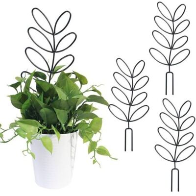 ABYSSE Tuteurs Métalliques En Forme De Feuilles, Supports Pour Plantes D'Intérieur, Utilisés Pour Les Mini-vrilles, Les Feuilles Et Les Treillis. Publicité ABYSSE Tuteurs Métalliques En Forme De Feuilles, Supports Pour Plantes D'Intérieur, Utilisés Pour Les Mini-vrilles, Les Feuilles Et Les Treillis. Publicité