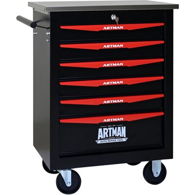 ACKERMAN 6 Schubladen Multifunktioneller Werkzeugwagen Mit Rädern, Metall-roll-werkzeugwagen Lagerung Für Garage Workshop Warehouse Reparaturwerkstatt-mit Edelstahldach-schwarz & Rot(black&red) - Publicité ACKERMAN 6 Schubladen Multifunktioneller Werkzeugwagen Mit Rädern, Metall-roll-werkzeugwagen Lagerung Für Garage Workshop Warehouse Reparaturwerkstatt-mit Edelstahldach-schwarz & Rot(black&red) - Publicité