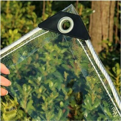 SANS MARQUE Transparente Avec Œillets Couverture De Feuille De Toit De Terrasse De Pergola En Pvc Durable 360g/m² Bâche Industrielle Bâche Bâche Transparente En Plastique Imperméable 0.35mm 2x2m - Publicité SANS MARQUE Transparente Avec Œillets Couverture De Feuille De Toit De Terrasse De Pergola En Pvc Durable 360g/m² Bâche Industrielle Bâche Bâche Transparente En Plastique Imperméable 0.35mm 2x2m - Publicité