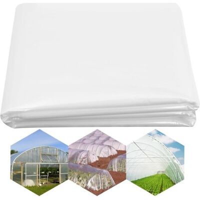 IRISFR Lntyq Film Transparent Pour Serre, Extra Épais Et Indéchirable, Film De Jardin, Pour Couvrir Les Parterres De Légumes, Tunnel, Film Pour Maison De Tomates (2 X 10 M) - Publicité IRISFR Lntyq Film Transparent Pour Serre, Extra Épais Et Indéchirable, Film De Jardin, Pour Couvrir Les Parterres De Légumes, Tunnel, Film Pour Maison De Tomates (2 X 10 M) - Publicité