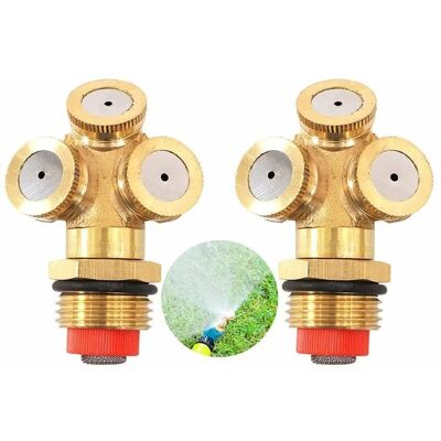 OEM 2 Pièces Buse Umisation Pulvérisation En Laiton,buse Pulvérisation Umisation,3 Trous Buse Pulvérisateur,buse Pulvérisateur Trous,pour Pelouse,arrosage Jardinage,d'irrigation Agriculture - Publicité OEM 2 Pièces Buse Umisation Pulvérisation En Laiton,buse Pulvérisation Umisation,3 Trous Buse Pulvérisateur,buse Pulvérisateur Trous,pour Pelouse,arrosage Jardinage,d'irrigation Agriculture - Publicité