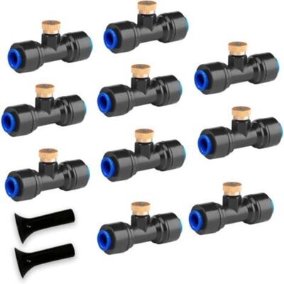 SANS MARQUE Buses De Brumisation En Laiton 10pcs Pour Pulvérisation Pour Système De Refroidissement Extérieur, L'Irrigation De L'Arrosage Des Jardins - Publicité SANS MARQUE Buses De Brumisation En Laiton 10pcs Pour Pulvérisation Pour Système De Refroidissement Extérieur, L'Irrigation De L'Arrosage Des Jardins - Publicité