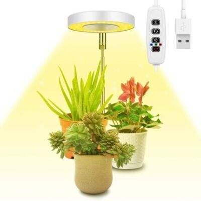 URSUS Élèvent Lumière Plantes,lampe De Croissance Led À Spectre Complet Réglable En Hauteur Pour Petites Plantes,9 Luminosité Réglable, Rotatif À 180° & Minuterie Marche/arrêt Automatique 3/9/12h(63cm) - Publicité URSUS Élèvent Lumière Plantes,lampe De Croissance Led À Spectre Complet Réglable En Hauteur Pour Petites Plantes,9 Luminosité Réglable, Rotatif À 180° & Minuterie Marche/arrêt Automatique 3/9/12h(63cm) - Publicité