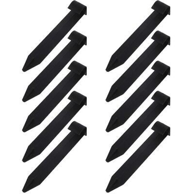 AQUAFORGE Support Pour Tuyau D'Arrosage, Tuteur Pour Plantes, Stabilisateur D'Irrigation, Lot De 10 - Publicité AQUAFORGE Support Pour Tuyau D'Arrosage, Tuteur Pour Plantes, Stabilisateur D'Irrigation, Lot De 10 - Publicité
