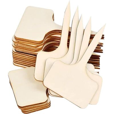 Vision Lot De 30 Étiquettes En Bois De Type T Pour Plantes, Piquets De Jardin, Marqueurs Pour Plantes De Pépinière, Serre Extérieure, Graines De Fleurs, Jardin D'Herbes Aromatiques, Plantes En Pot - Publicité Vision Lot De 30 Étiquettes En Bois De Type T Pour Plantes, Piquets De Jardin, Marqueurs Pour Plantes De Pépinière, Serre Extérieure, Graines De Fleurs, Jardin D'Herbes Aromatiques, Plantes En Pot - Publicité
