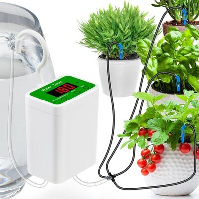 ABYSSE Système D'Arrosage Automatique Pour Plantes D'Intérieur, Système D'Irrigation Goutte À Goutte Avec Minuterie Pour 12 Plantes En Pot, Pour La Maison, Le Jardin, Le Balcon, Le Bureau, Avec Alarme De Niv - Publicité ABYSSE Système D'Arrosage Automatique Pour Plantes D'Intérieur, Système D'Irrigation Goutte À Goutte Avec Minuterie Pour 12 Plantes En Pot, Pour La Maison, Le Jardin, Le Balcon, Le Bureau, Avec Alarme De Niv - Publicité
