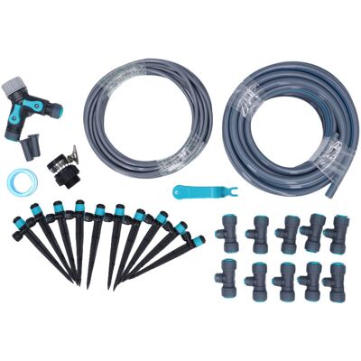OEM Kit D'Irrigation Goutte-à-goutte, Tuyau De 10m, Buse De Pulvérisation Réglable, Système D'Arrosage Des Plantes Pour Pelouse, Jardin, Cour, Serre-crezuo - Publicité OEM Kit D'Irrigation Goutte-à-goutte, Tuyau De 10m, Buse De Pulvérisation Réglable, Système D'Arrosage Des Plantes Pour Pelouse, Jardin, Cour, Serre-crezuo - Publicité