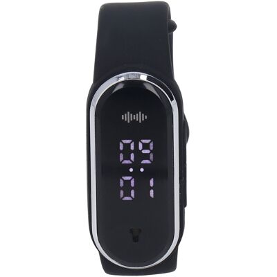 MCKENSA Bracelet Anti-moustiques En Gel De Silice Rechargeable Usb, À Ultrasons, Pour L'Extérieur, Noir. Publicité MCKENSA Bracelet Anti-moustiques En Gel De Silice Rechargeable Usb, À Ultrasons, Pour L'Extérieur, Noir. Publicité