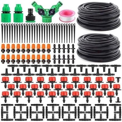 PELTOR Kit D'Arrosage Goutte À Goutte 149 Pièces – Tuyau 15m+15m, Buse Réglable Diy, Système D'Irrigation Automatique Pour Jardin, Pelouse, Serre - Publicité PELTOR Kit D'Arrosage Goutte À Goutte 149 Pièces – Tuyau 15m+15m, Buse Réglable Diy, Système D'Irrigation Automatique Pour Jardin, Pelouse, Serre - Publicité