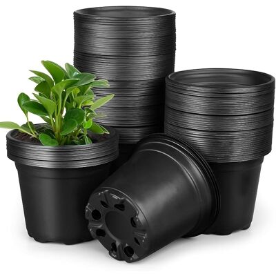 SANS MARQUE 100 Pièces Pots De Fleurs En Plastique, 10cm Jardinière Légers Pour Semis Conteneur Pour Semis De Pépinière Pour Légumes Fleurs Herbes Aromatiques Boutures Et Plantes Succulentes (10cm X 8,5cm) - Publicité SANS MARQUE 100 Pièces Pots De Fleurs En Plastique, 10cm Jardinière Légers Pour Semis Conteneur Pour Semis De Pépinière Pour Légumes Fleurs Herbes Aromatiques Boutures Et Plantes Succulentes (10cm X 8,5cm) - Publicité