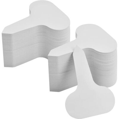 PELTOR 200pcs Étiquettes De Plantes De Type T, Plant Markers & Labels, Marqueurs De Jardin En Plastique Imperméable (blanc) - Publicité PELTOR 200pcs Étiquettes De Plantes De Type T, Plant Markers & Labels, Marqueurs De Jardin En Plastique Imperméable (blanc) - Publicité