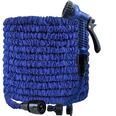 BLEOSAN 30 M ( Bleu)tuyau D'Arrosage Extensible De Pour Jardin Flexible Avec Pistolet Pulvérisateur 7 Fonctions, Tuyau D'Arrosage Extensible Magique Pour Jardinage, Lavage De Voiture - Publicité BLEOSAN 30 M ( Bleu)tuyau D'Arrosage Extensible De Pour Jardin Flexible Avec Pistolet Pulvérisateur 7 Fonctions, Tuyau D'Arrosage Extensible Magique Pour Jardinage, Lavage De Voiture - Publicité