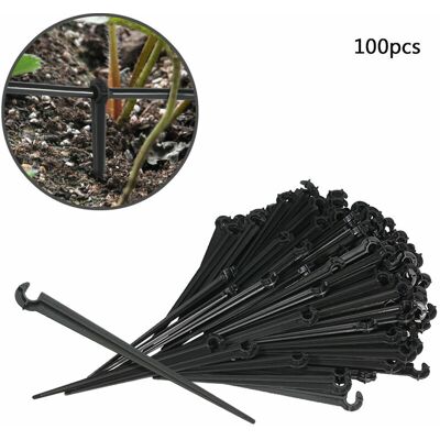 OEM 100 Accessoires D'Irrigation Goutte Agoutte Micro-spray, Prise De Terre Support Capillaire 4 / 7mm, Support De Type C, Support De Jardin, Support De Poteau Fixe - Publicité OEM 100 Accessoires D'Irrigation Goutte Agoutte Micro-spray, Prise De Terre Support Capillaire 4 / 7mm, Support De Type C, Support De Jardin, Support De Poteau Fixe - Publicité