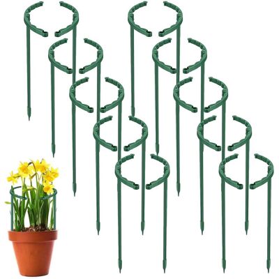 Generic Lot De 20 Tuteurs Pour Plantes D'Intérieur - En Plastique - Pour Plantes D'Intérieur - Réutilisables - Convient Pour Les Plantes, Fleurs, Légumes - Publicité Generic Lot De 20 Tuteurs Pour Plantes D'Intérieur - En Plastique - Pour Plantes D'Intérieur - Réutilisables - Convient Pour Les Plantes, Fleurs, Légumes - Publicité