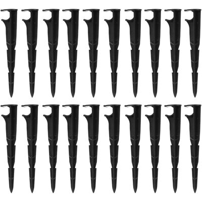 AQUAFORGE 100 Piquets De Fixation Pour Jardin, Support De Tuyau D'Irrigation Goutte À Goutte En Plastique S Dxghc - Publicité AQUAFORGE 100 Piquets De Fixation Pour Jardin, Support De Tuyau D'Irrigation Goutte À Goutte En Plastique S Dxghc - Publicité