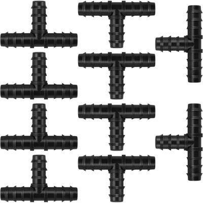 GRASSLIN Lot De 10 Raccord Tuyau, T 16mm, Plastique Pe, Noir, Irrigation Goutte À Goutte, Jardin - Publicité GRASSLIN Lot De 10 Raccord Tuyau, T 16mm, Plastique Pe, Noir, Irrigation Goutte À Goutte, Jardin - Publicité