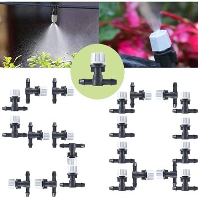 Scotch Aiperq 50pcs Système Irrigation Jardin Kit D'Irrigation Goutte À Goutte Automatique Micro +tee Joint De Tuyau, Buse Brumisateur D'Eau Terrasse Jardin Planté Extérieur Mini D'Arrosage Dripper Alésoir G - Publicité Scotch Aiperq 50pcs Système Irrigation Jardin Kit D'Irrigation Goutte À Goutte Automatique Micro +tee Joint De Tuyau, Buse Brumisateur D'Eau Terrasse Jardin Planté Extérieur Mini D'Arrosage Dripper Alésoir G - Publicité