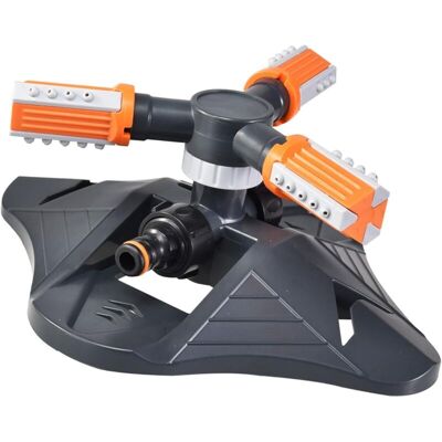 PELTOR Jeffergarden arroseur De Pelouse Automatique 3 Branches – Pour Jardin Et Fleurs – Dispositif D’arrosage Orange Résistant – Réglage Simple De La Portée - Publicité PELTOR Jeffergarden arroseur De Pelouse Automatique 3 Branches – Pour Jardin Et Fleurs – Dispositif D’arrosage Orange Résistant – Réglage Simple De La Portée - Publicité