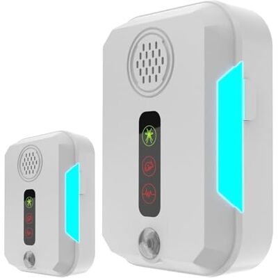 RYTTGOP 2pcs Répulsif À Ultrason Antiparasitaire, Souris Et Rats, Électronique Antiparasitaire Intérieur Pour Moustiques, Souris, Rongeurs, Araignées, Cafards, Mouches - - Publicité RYTTGOP 2pcs Répulsif À Ultrason Antiparasitaire, Souris Et Rats, Électronique Antiparasitaire Intérieur Pour Moustiques, Souris, Rongeurs, Araignées, Cafards, Mouches - - Publicité
