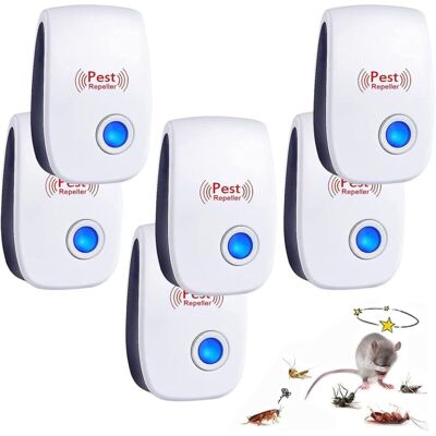 OEM Ultrason Souris Et Rats, 6 Pack Répulsif Ultrason Anti-rongeurs Insectes, Intérieur Ultrason Anti Moustique Pour Anti Souris, Rongeur, Araignée, Cafard, Moustique-dou - Publicité OEM Ultrason Souris Et Rats, 6 Pack Répulsif Ultrason Anti-rongeurs Insectes, Intérieur Ultrason Anti Moustique Pour Anti Souris, Rongeur, Araignée, Cafard, Moustique-dou - Publicité