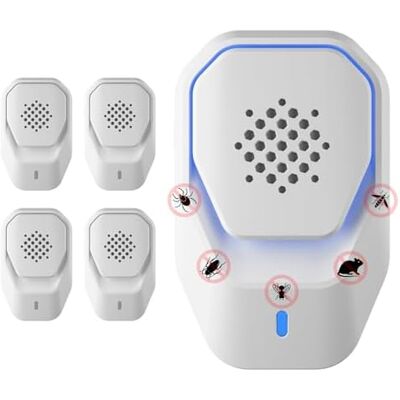 RYTTGOP 2026 Lot De 4 Répulsifs À Ultrasons Enfichables Contre Les Souris, Rongeurs Pour L'Intérieur, Agit Efficacement Cafards, Araignées, Rats, Moustiques, Insectes Et Blanc 251217-1001 - - Publicité RYTTGOP 2026 Lot De 4 Répulsifs À Ultrasons Enfichables Contre Les Souris, Rongeurs Pour L'Intérieur, Agit Efficacement Cafards, Araignées, Rats, Moustiques, Insectes Et Blanc 251217-1001 - - Publicité