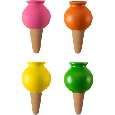 Scotch Pack De 4 Pointes Auto-arrosantes En Terre Cuite, Pieux D'Arrosage Des Plantes, Pieux D'Autoarrosage Décoratifs De 430ml, Goutte-gouttes Automatiques Pour Plantes En Pot D'Intérieur(2) - Publicité Scotch Pack De 4 Pointes Auto-arrosantes En Terre Cuite, Pieux D'Arrosage Des Plantes, Pieux D'Autoarrosage Décoratifs De 430ml, Goutte-gouttes Automatiques Pour Plantes En Pot D'Intérieur(2) - Publicité