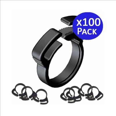 ABYSSE Lot De 100 Colliers D'Irrigation Goutte À Goutte 16 Mm Noir – Fixation Tuyau Pour Système Irrigation Goutte À Goutte, Accessoires Irrigation, Collier Tuyau 16mm, Système Irrigation Jardin - Publicité ABYSSE Lot De 100 Colliers D'Irrigation Goutte À Goutte 16 Mm Noir – Fixation Tuyau Pour Système Irrigation Goutte À Goutte, Accessoires Irrigation, Collier Tuyau 16mm, Système Irrigation Jardin - Publicité
