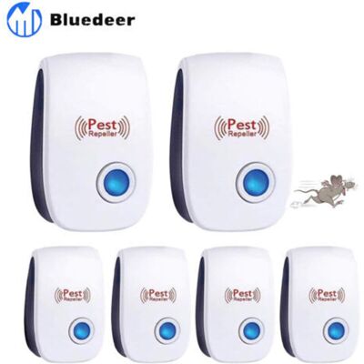 IRISFR Lot De 6 Répulsifs À Ultrasons Pour Souris - Répulsif À Ultrasons Pour Souris - Répulsif À Ultrasons Pour Souris - Répulsif À Souris - Répulsif À Moustiques - Répulsif Électronique Pour Parasites - Publicité IRISFR Lot De 6 Répulsifs À Ultrasons Pour Souris - Répulsif À Ultrasons Pour Souris - Répulsif À Ultrasons Pour Souris - Répulsif À Souris - Répulsif À Moustiques - Répulsif Électronique Pour Parasites - Publicité