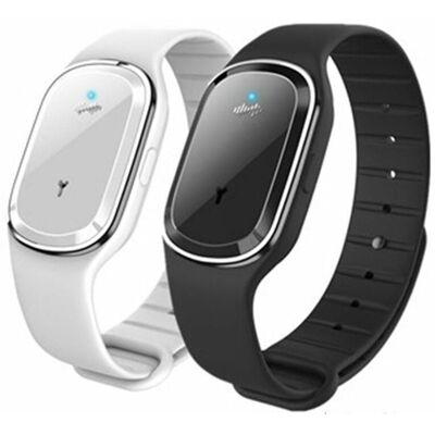 ALVIOR Bracelet Anti-moustiques - Répulsif Ultrasonique Rechargeable Usb - Pour Enfants Et Adultes - Autonomie 130 H - Lot De 2 - Publicité ALVIOR Bracelet Anti-moustiques - Répulsif Ultrasonique Rechargeable Usb - Pour Enfants Et Adultes - Autonomie 130 H - Lot De 2 - Publicité