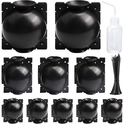 GRASSLIN 10 Boule Marcottage, 50 Attache Fil Nylon, Bouteille Arrosage 250 Ml, Outil Greffage Plante Intérieur Extérieur - Publicité GRASSLIN 10 Boule Marcottage, 50 Attache Fil Nylon, Bouteille Arrosage 250 Ml, Outil Greffage Plante Intérieur Extérieur - Publicité