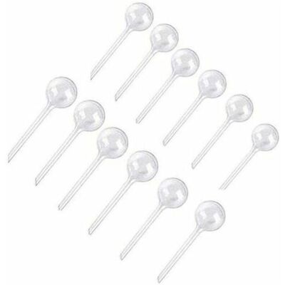 SANS MARQUE 12 Pièces Plante Arrosage Ampoules Automatique Auto-arrosage Globes En Plastique Boules Jardin Dispositif D'Eau Arrosage Ampoules Pour Plante (petit, Transparent) - Publicité SANS MARQUE 12 Pièces Plante Arrosage Ampoules Automatique Auto-arrosage Globes En Plastique Boules Jardin Dispositif D'Eau Arrosage Ampoules Pour Plante (petit, Transparent) - Publicité