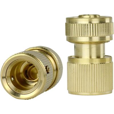 GRASSLIN 2 Raccords Rapides Aquastop, Connecteur Enfichable 13 Mm Et 15 Mm, Pour Tuyau Arrosage Jardin - Publicité GRASSLIN 2 Raccords Rapides Aquastop, Connecteur Enfichable 13 Mm Et 15 Mm, Pour Tuyau Arrosage Jardin - Publicité