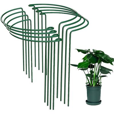 Generic 8pcs Tuteur Pour Plante 25cm X 40cm, Aidez Vos Plantes À Pousser, Supports De Jardin En Métal, Anneau De Support De Plantes De Jardin Vert - Publicité Generic 8pcs Tuteur Pour Plante 25cm X 40cm, Aidez Vos Plantes À Pousser, Supports De Jardin En Métal, Anneau De Support De Plantes De Jardin Vert - Publicité