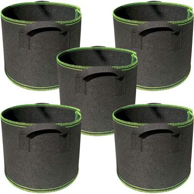 VEXXOL Sac De Culture - Sac À Plantes Non Tissé Respirant 40 L - Pour Tomates Légumes Jardin Potager - 5 Pièces - Publicité VEXXOL Sac De Culture - Sac À Plantes Non Tissé Respirant 40 L - Pour Tomates Légumes Jardin Potager - 5 Pièces - Publicité