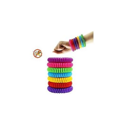 OEM 10 Pack Mosquito Repellent Bracelet Deet-free Natural Anti Bug Wristbands For Adults & Kids - Publicité OEM 10 Pack Mosquito Repellent Bracelet Deet-free Natural Anti Bug Wristbands For Adults & Kids - Publicité