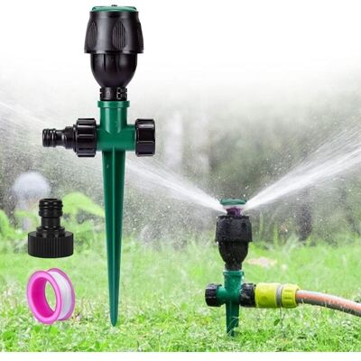 MOXIE Arroseur De Jardin, Arroseur Pour Pelouse Circulaire Automatique Arrosage Système Irrigation Rotatif À 360 Base De Pointe Arroseur Pour Gazon Pelouse Jardin - Publicité MOXIE Arroseur De Jardin, Arroseur Pour Pelouse Circulaire Automatique Arrosage Système Irrigation Rotatif À 360 Base De Pointe Arroseur Pour Gazon Pelouse Jardin - Publicité