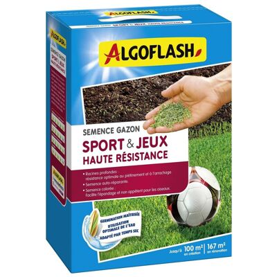 Graines Algoflash Semhr25 Haute Résistance Sport 2.5 Kg - Publicité Graines Algoflash Semhr25 Haute Résistance Sport 2.5 Kg - Publicité