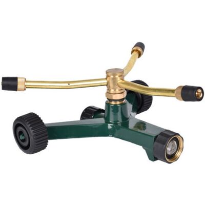ABYSSE Arroseur Jardin D'Irrigation Automatique Irrigation Sprinkler En Cuivre D'Arrosage Bras Rotatif À 360 °outil - Publicité ABYSSE Arroseur Jardin D'Irrigation Automatique Irrigation Sprinkler En Cuivre D'Arrosage Bras Rotatif À 360 °outil - Publicité