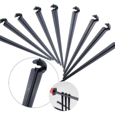 Melissa 50 Pièces Piquets Support De Tiges Fixes,tuyau Fixe Potence Support,plastique Outil De Jardinage,pour 4 / 7mm Goutte À Goutte Tubes Tuyau Arrosage Irrigation Jardin - Publicité Melissa 50 Pièces Piquets Support De Tiges Fixes,tuyau Fixe Potence Support,plastique Outil De Jardinage,pour 4 / 7mm Goutte À Goutte Tubes Tuyau Arrosage Irrigation Jardin - Publicité