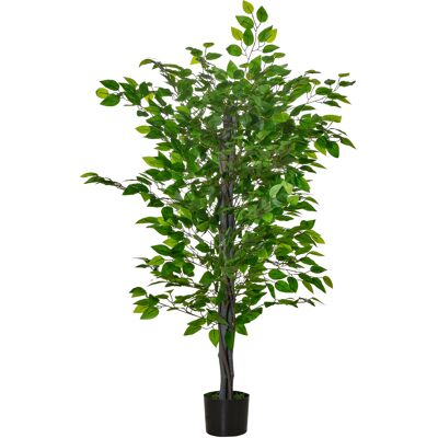 Generic Arbre Artificiel Plante Artificielle Ficus H.1,35 M Tronc Branches Liane Lichen Feuilles Grand Réalisme Pot Inclus - Publicité Generic Arbre Artificiel Plante Artificielle Ficus H.1,35 M Tronc Branches Liane Lichen Feuilles Grand Réalisme Pot Inclus - Publicité