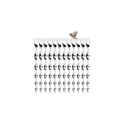 OEM 12 Pièces Répulsif Oiseaux,répulsifs Oiseaux Reflechissants,30 Cm Barre Oiseaux 360 Degrés Réfléchissant En Spirale Lumineux,convient Pour Balcons, Arbres Fruitiers, Potagers(argenté) - Crezuo - Publicité OEM 12 Pièces Répulsif Oiseaux,répulsifs Oiseaux Reflechissants,30 Cm Barre Oiseaux 360 Degrés Réfléchissant En Spirale Lumineux,convient Pour Balcons, Arbres Fruitiers, Potagers(argenté) - Crezuo - Publicité
