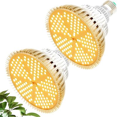 SANS MARQUE 2 Pièces Lampe De Croissance 100w E27 Sunlike Spectre Complet Lampe Pour Plante, 150 Leds Lampe Led Horticole Pour Plantes D'Intérieur, Fleurs Légumes Semis Hydroponique Intérieur - Publicité SANS MARQUE 2 Pièces Lampe De Croissance 100w E27 Sunlike Spectre Complet Lampe Pour Plante, 150 Leds Lampe Led Horticole Pour Plantes D'Intérieur, Fleurs Légumes Semis Hydroponique Intérieur - Publicité