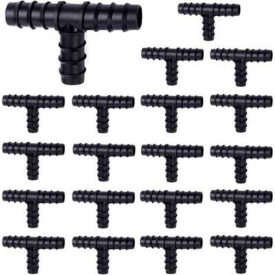 SCORPIO 20pcs Connecteurs De Tuyaux Pour 16 Mm Système D'Irrigation Tee, Tés Raccord D'Irrigation 16mm Pour Tubes, Assortiments De Connecteurs De Tuyau Outil D'Interface De Tuyau D'Irrigation De Jardinage - Publicité SCORPIO 20pcs Connecteurs De Tuyaux Pour 16 Mm Système D'Irrigation Tee, Tés Raccord D'Irrigation 16mm Pour Tubes, Assortiments De Connecteurs De Tuyau Outil D'Interface De Tuyau D'Irrigation De Jardinage - Publicité