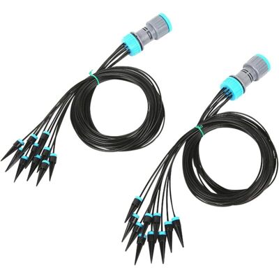 MOXIE Composants D'Irrigation 10 Goutteur De Tête Dispositif D'Arrosage Automatique Dispositif D'Infiltration Irrigation Goutte À Goutte(2pcs) - Publicité MOXIE Composants D'Irrigation 10 Goutteur De Tête Dispositif D'Arrosage Automatique Dispositif D'Infiltration Irrigation Goutte À Goutte(2pcs) - Publicité
