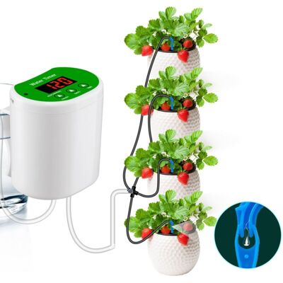 MOXIE Système D'Arrosage Automatique D'Intérieur Pour 4 Plantes En Pot, Goutte À Goutte Automatique Rechargeabilité Pour Interieur, Balcons - Publicité MOXIE Système D'Arrosage Automatique D'Intérieur Pour 4 Plantes En Pot, Goutte À Goutte Automatique Rechargeabilité Pour Interieur, Balcons - Publicité
