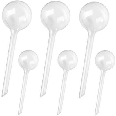 SANS MARQUE Lot De 6 Boules D'Irrigation Pour Plantes, Arrosage Automatique En Verre, Automatique Boule D'Irrigation, Distributeur D'Eau Pour Plantes D'Intérieur Et D'Extérieur, Grands Et Petits - Publicité SANS MARQUE Lot De 6 Boules D'Irrigation Pour Plantes, Arrosage Automatique En Verre, Automatique Boule D'Irrigation, Distributeur D'Eau Pour Plantes D'Intérieur Et D'Extérieur, Grands Et Petits - Publicité
