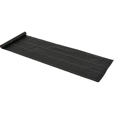BEYAMIS Toile De Paillage Anti-mauvaises Herbes – 100 G/m² – Résistante À La Déchirure – Perméable À L'Eau Et Aux Uv – 50 X 1 M – Noir Et Vert Pp - Publicité BEYAMIS Toile De Paillage Anti-mauvaises Herbes – 100 G/m² – Résistante À La Déchirure – Perméable À L'Eau Et Aux Uv – 50 X 1 M – Noir Et Vert Pp - Publicité