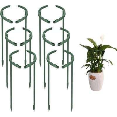 MOXIE Lot De 12 Tuteurs En Plastique Pour Plantes Arquées, Piquets De Soutien Pour Plantes, Demi-circulaire Pour Plantes, Support Pour Plantes De Jardin, Pour Plantes Pour Fleurs, Rose, Ortensia - Publicité MOXIE Lot De 12 Tuteurs En Plastique Pour Plantes Arquées, Piquets De Soutien Pour Plantes, Demi-circulaire Pour Plantes, Support Pour Plantes De Jardin, Pour Plantes Pour Fleurs, Rose, Ortensia - Publicité